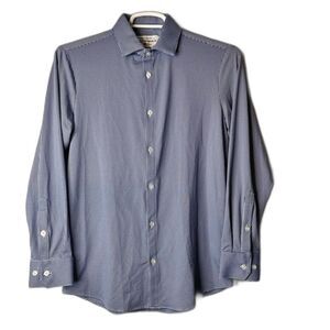 Mizzen + Main Trim Fit Button Up Dress Shirt Size S